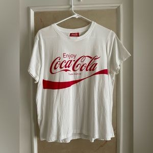 White and Red Coca-Cola Shirt